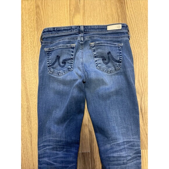 AG-ED Adriano Goldschmeid Stilt Cigarette Roll Up Jean Women's Size 25 Raw Hem - Picture 3 of 6